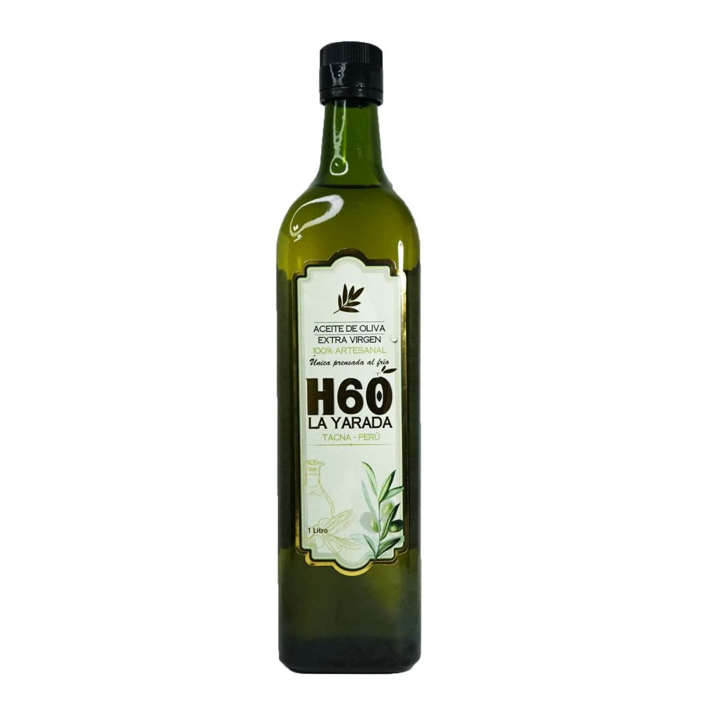 Botella de aceite de oliva extra virgen 1 lt