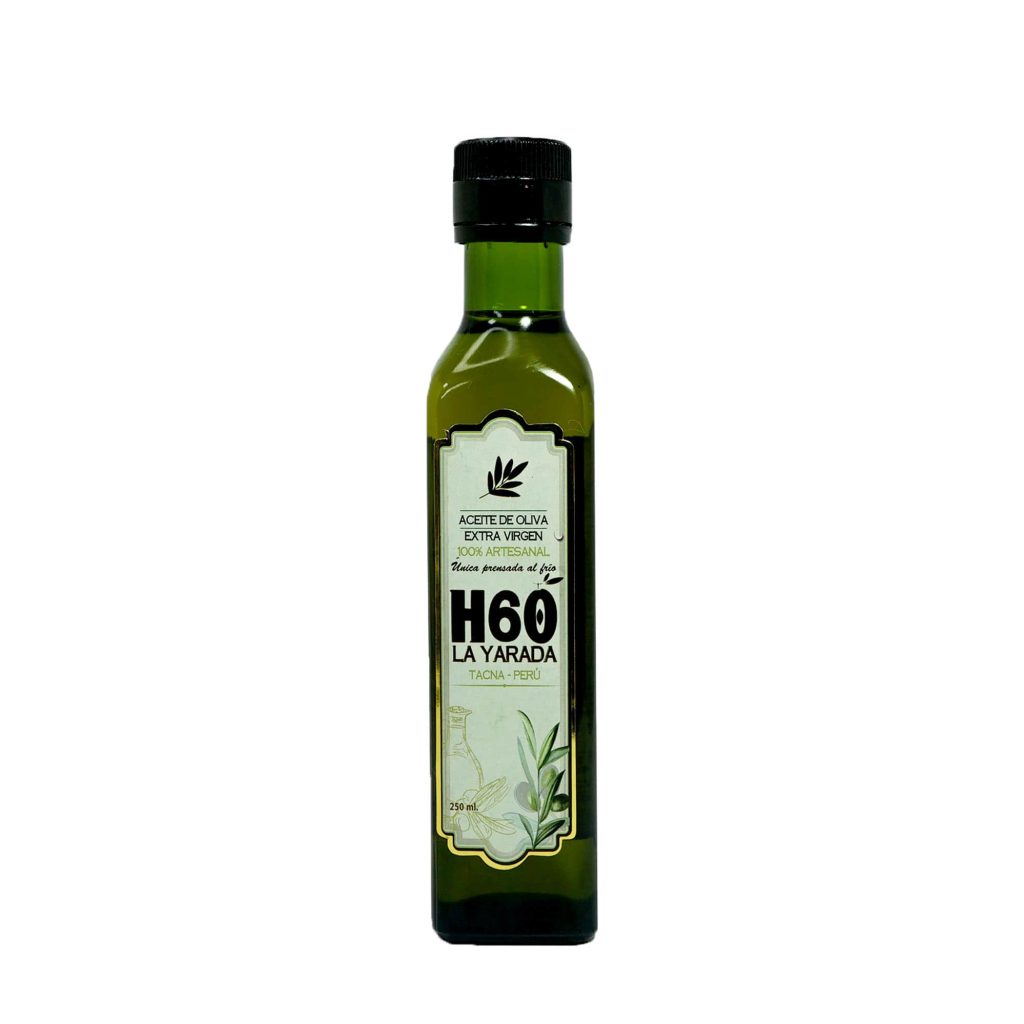 Botella de 250 ml de aceite de oliva extra virgen